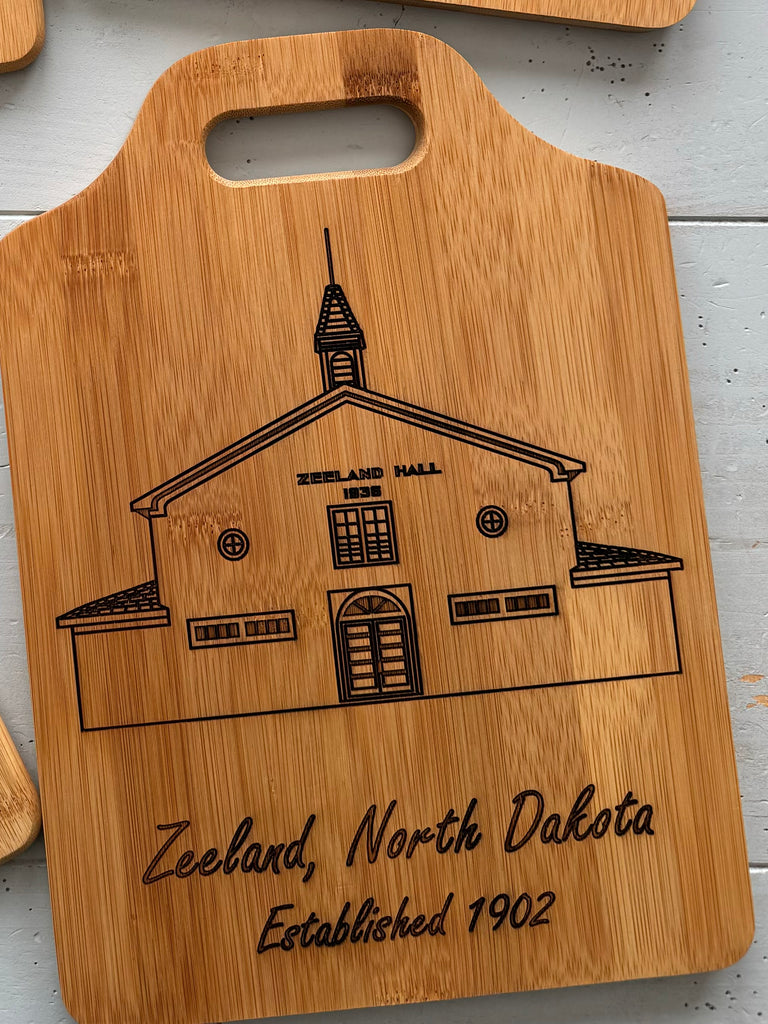 Zeeland City Hall Cutting Board - Bamboo