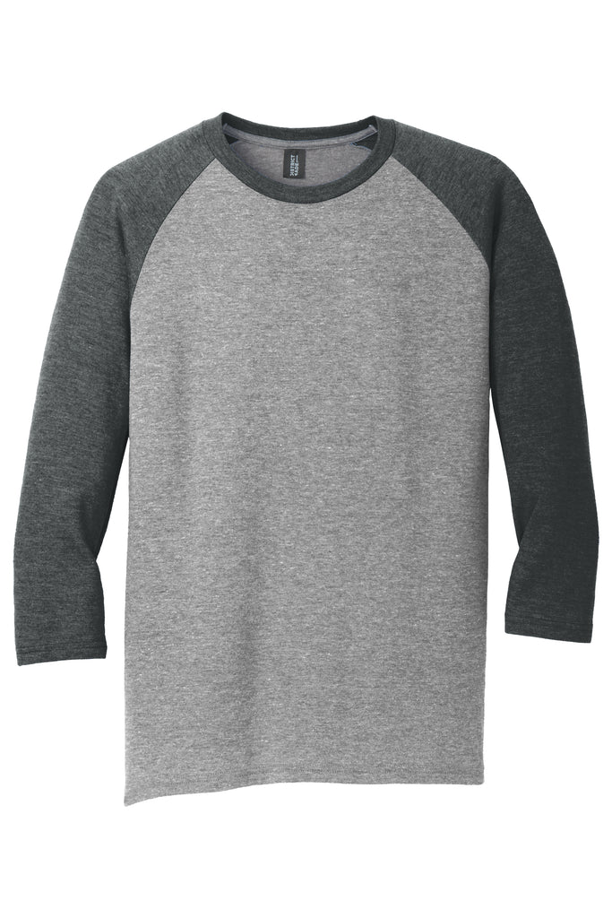 Custom - DM136 - District ® Perfect Tri ® 3/4-Sleeve Raglan