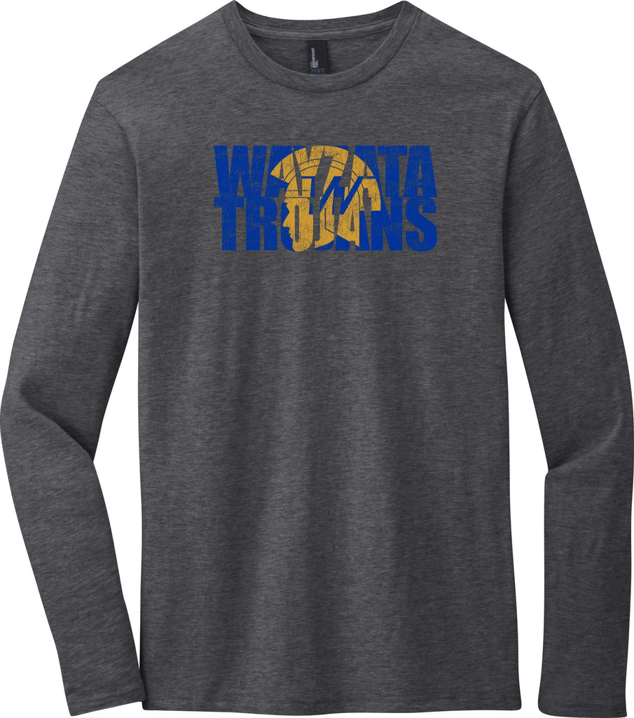 Wayzata Trojans - Distressed Logo