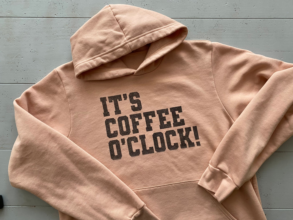 Vintage Coffee O'Clock Hoodie