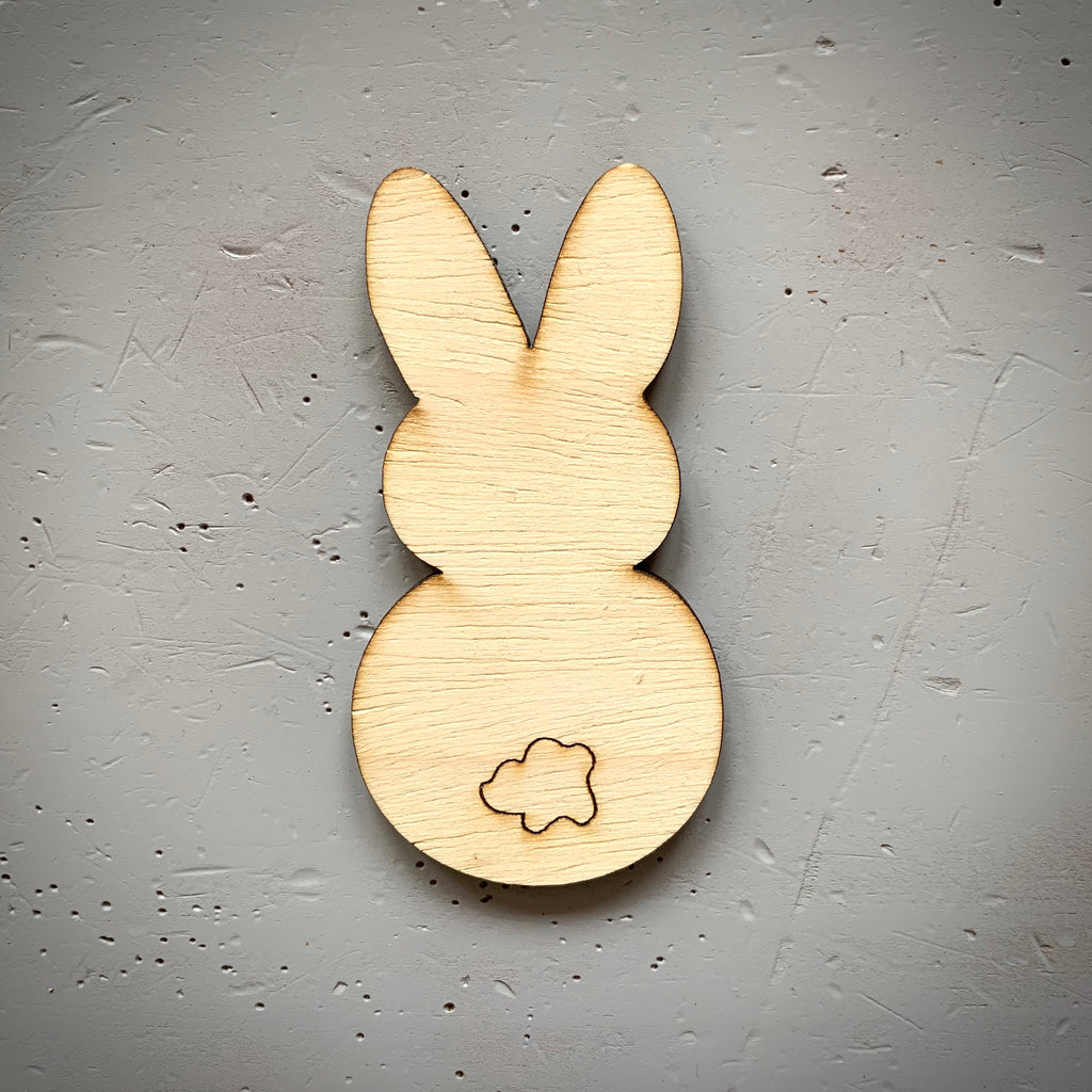 Mallow Bunny Back - DIY craft project