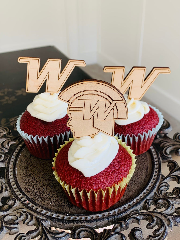 Wayzata Cupcake Toppers - One dozen