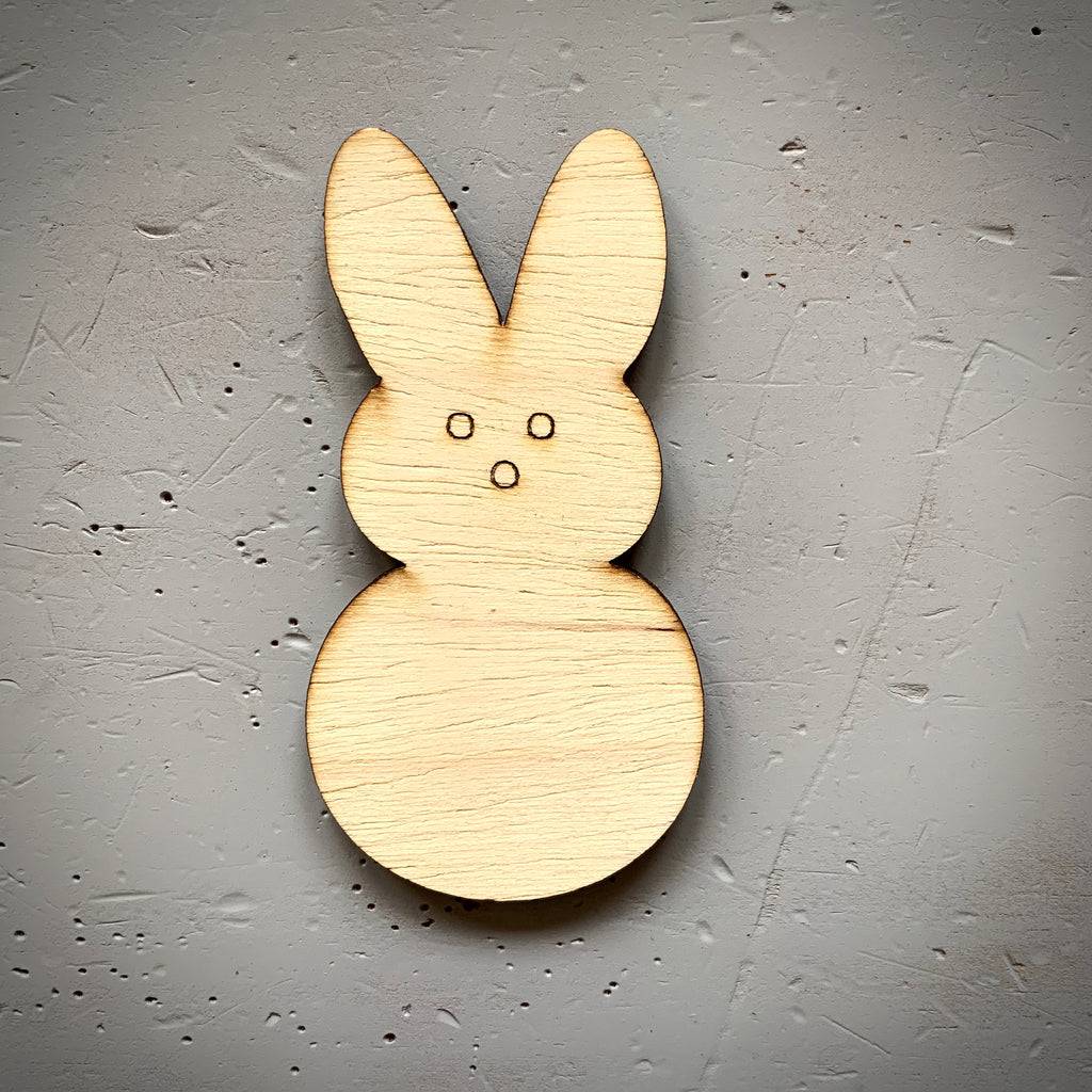 Mallow Bunny Front - DIY craft project